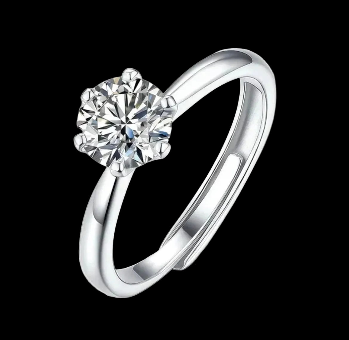 Moissanite Ring